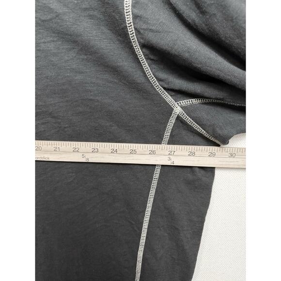 Legendary Whitetail Men's Black Henley Shirt Long Sleeve 1/4 Button Up 4XT - Picture 10 of 13